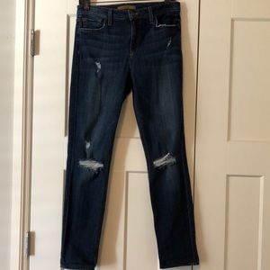 Joe’s High Waisted Skinny Distressed Jeans
